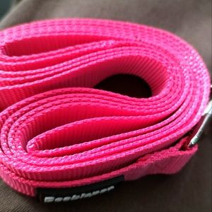 Beebiepet Pink Flat Nylon Leash Lead New (R1)